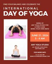 Rishikesh is all set to welcome people from all over the world for the iyf 2021. International Yoga Day Poster Templates Photoadking