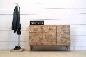 無垢の引出し収納家具 幅120センチ 引出し9杯 家具 収納 キャビネット