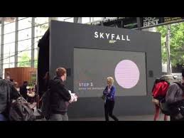 Interactive Skyfall Promotion At Southern Cross Station Youtube Interactive Interactive Installation Skyfall