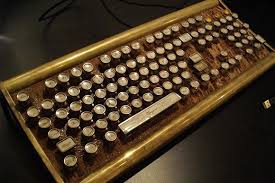 15 Ridiculously Cool Products That You Won T Mind Spending Your Money On Steampunk Keyboard Keyboard Steampunk