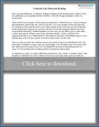 In the west there is. Memorial Service Readings Lovetoknow