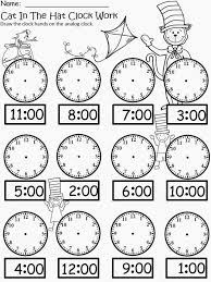 March Into March With More Cat In The Hat Time Worksheets First Grade Math Worksheets Telling Time Worksheets
