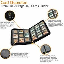 Its the worlds most recognizable exclusive credit card. Card Guardian 9 Pocket Premium Black Binder With Zipper For 360 Cards Side For Sale Online Ebay