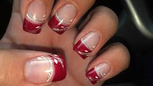 Red Black And Silver Glitter Nails Pin By Erica Herrera On Nails By Samantha Red And Silver Nails Wedding Nails Glitter Red Nail Designs