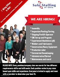 We Are Hiring We Are Hiring Lorain County Job Opening