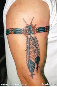 Indian Armband Tribal Armband Tattoo Native American Tattoos Feather Tattoos