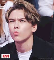 Seventeen Reactions You Hitting A High Note Vernon Seventeen Seventeen Kpop Seventeen