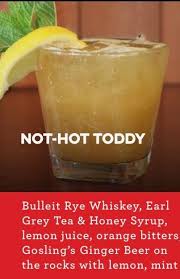 Bar Louie Autumn Concoction Not Hot Toddy Ginger Beer Hot Toddy Honey Syrup