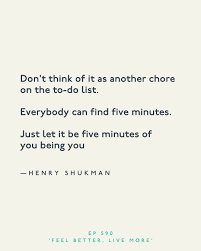 Could you try meditating for 5 minutes daily this week? In this week's NEW  episode of my 'Feel Better, Live More' podcast, Zen Master, poet and author  Henry Shukman shares how Meditation