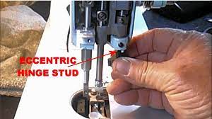 Be sure to not twist the needle bar when you move it up or down. How To Position The Needle To Hook Point On A Singer Model 347 Youtube