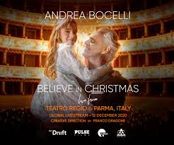 Find andrea bocelli's upcoming u.s. Believe In Christmas Andrea Bocelli Anuncia Seu Concerto De Natal 2020 Brasil Na Italia