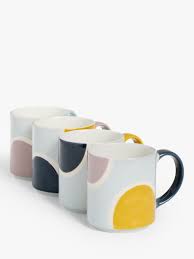 Wood plant stand succulents coffee bar farmhouse 6 shelves holds cups, mugs, photos, condiments. John Lewis Partners Circles Stackable Mugs Stand Set Of 4 300ml Multi