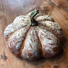I rebaked the pumpkin soft sourdough bread recipe that i made last year. Homemade Pumpkin Shaped Sourdough Bread Food
