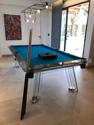Omg A Crystal Glass Billiard Table Yes It Is Its Name Is Filotto And It Is Manufactured By Impatia Luxury Billiard Snooker Room Billiard Table Billiards