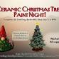 Ceramic Christmas Tree Paint Night at Forgotten 50 event image