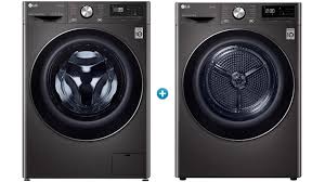 Lg and samsung both manufacture washer and dryer sets equipped with smart technology. Buy Lg 10kg Front Load Washing Machine Plus 9kg Heat Pump Dryer Harvey Norman Au