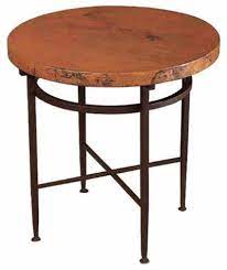 With millions of unique furniture, décor, and housewares options, we'll help you find the perfect solution for your style and your home. Round Iron End Table With Copper Western Passion