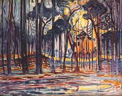 Woods Near Oele Piet Mondrian Art Print By Motionage Designs In 2020 Mondrian Art Piet Mondrian Artwork Piet Mondrian Painting