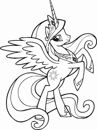 Children love scribbling with crayons and pastels; My Little Pony Coloring Pages