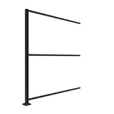 Tuffbilt 3 Ft X 6 Ft Decorative Screen Panel Matte Black Aluminum Line Post Extension Kit In 2020 Decorative Screens Decorative Fence Panels Decorative Screen Panels
