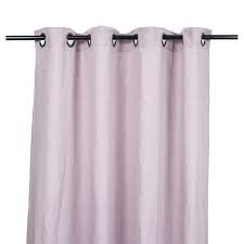 Rideau Pise Rose Fane L 140 X H 280 Cm Rideaux Rideaux Leroy Merlin Rideau Lin Lave
