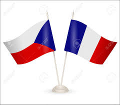 La devise de république tchèque est couronne tchèque kč (czk). Table Stand With Flags Of France And Czech Republic Symbolizing Royalty Free Cliparts Vectors And Stock Illustration Image 55576153