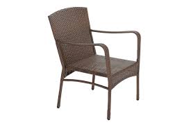 W Unlimited Leisure Collection 2 Bistro Arm Chair Set Garden Patio Furniture Round Core Wicker Outdo Outdoor Wicker Furniture Deep Seating Wicker Dining Chairs