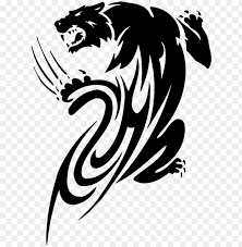 Just like all animal tattoos, this one represents the characteristics and traits of the panther. Awesome Black Tribal Panther Tattoo Design Tribal Panther Tattoo Png Image With Transparent Background Toppng