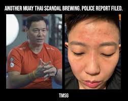 Yet another muay thai scandal brewing. Police report filed.