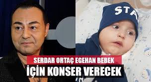 Makyaj filtresi yaparak şarkı söyledi. Denizlili Sma Hastasi Egehan Bebek Icin Serdar Ortac Konser Verecek