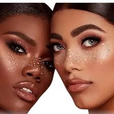 Glitter Freckle Tattoo Silver