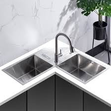 Featuring white quartz and sturdy body, this thomasville sink vanity is the ideal choice for those who seek a functional and polished model. Hot Sale Thickened Handmade Corner Sink 304 Stainless Steel Sink Kitchen Sink China Portable Sinks Hand Made Sink Made In China Com