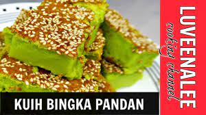 Not as great as the white rice version. Kuih Bingka Pandan Kuih Bakar Pandan Malaysian Food Recipe Youtube