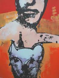 Hij was een nederlandse zanger, kunstschilder, pianist, acteur en auteur. Herman Brood Kleurenzeefdruk Man Met Hond Handgesigneerd Groot Kaufen Bieten Sie Ab 475