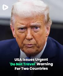 Do not travel to these areas for any reason." 😳