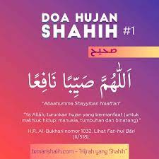 Kata Kata Doa Ketika Hujan Turun