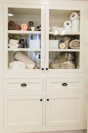 The cabinets or closets should suit the design and decor of the bathroom or the utility area where you plan to install a linen cabinet. Custom Linen Built In For Master Bath Bathroom Inspiration Bathroom Design Linen Cabinet