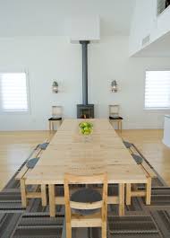The grand scale table features magnificent detail work on the beautifully carved pedestal base, a gracefully shaped apron. Pecan Dining Table Houzz