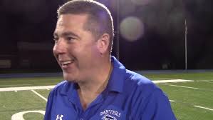 Danvers Falcons football coach Ryan Nolan