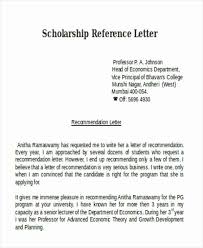 Scholarship Letter Of Recommendation Templates New Scholarship Reference Letter Tem Letter Of Recommendation Reference Letter Template Business Letter Template
