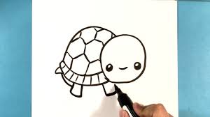 It is a simple, step by step drawing lesson, that is easy to follow along with. How To Draw A Turtle For Beginners Step By Step Cute Animals To Draw Youtube