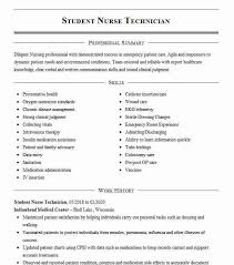 This is a great template and sample for nursing student resume with clinical experience. Student Nurse Technician Resume Example Livecareer