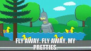I especially like the noticable weight being lifted. Yarn Fly Away Fly Away My Pretties Futurama 1999 S07e12 Comedy Video Gifs By Quotes 18b30fb0 ç´—