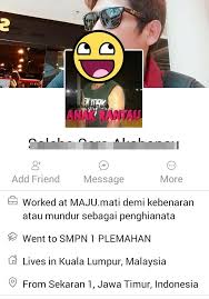 Sebagai contoh disini aku juga buat bio fb nama pacar yang anisa dibawah ini, karena aku gak tau nama pacar kalian sih jadinya ya gak tak buatin. 25 Profesi Khayalan Nan Ngawur Yang Sering Dipakai Warganet Facebook Biar Apa Sih Begitu