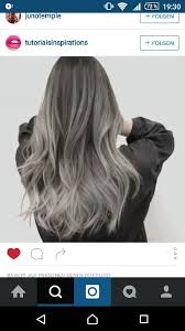 Grau Lang Dunkelgrau Hellgrau Wellen Dunkelgraue Haare Haare Farben Ideen Haarfarben