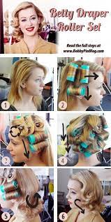 Technique De La Coiffure De Betty Draper Coiffure Rockabilly Coiffures Retro Coiffure Annee 40
