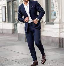 Custom Made Two Piece Best Men Groomsmen Leisure Suit Dinner Prom Party Outfits Mens Suits Wedding Tuxedos Jackets Pants From Feliru 98 50 Dhgate Com Suits Men Business Fashion Suits For Men Tuxedo