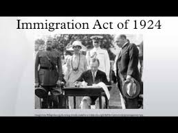 Immigration Act Of 1924 Youtube