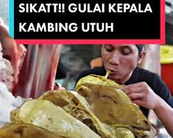 Gambar Gulai Kepala Kambing Utuh di Warung Nasi Ibu Imas Bandung