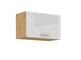 Dieser schicke hängeschrank ist die ideale ergänzung zur passenden wohnwand match und bietet ihnen zusätzlichen stauraum für viele wohnbereiche. Hangeschrank 60 Cm Eiche Artisan Weiss Hochglanz Kuchenzeile Kuchenblock Kuche Kuechen Preisbombe